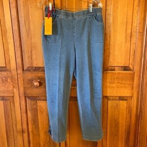 Denim Pull-on Ankle Stretch Jean